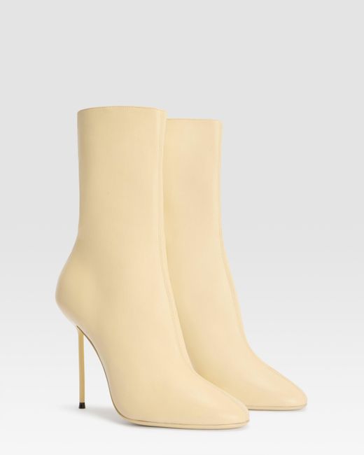 Paris Texas Natural Nappa Ankle Boot