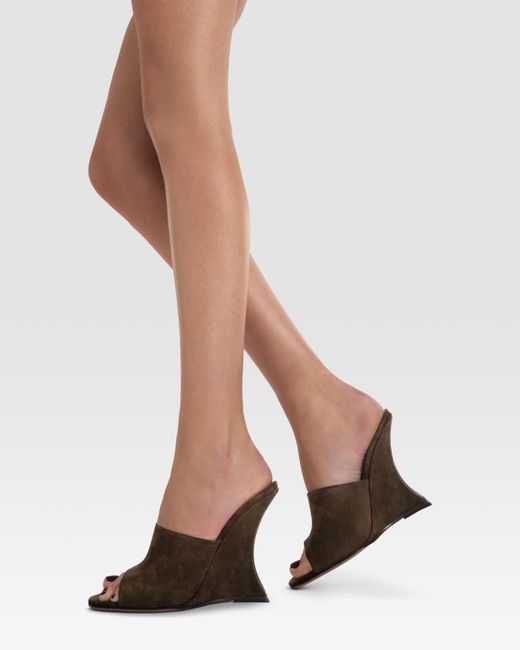 Paris Texas Brown Suede Mule