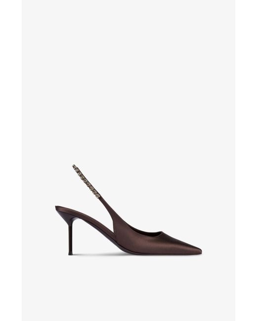 Paris Texas White Slingbacks
