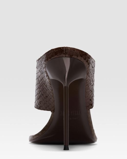 Paris Texas Brown Thong Mule