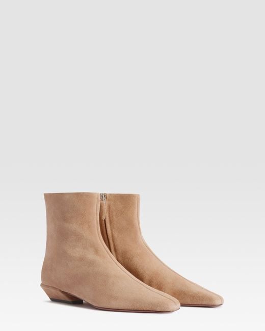 Paris Texas Natural Suede Boot
