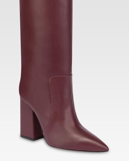 Paris Texas Purple Knee-High Boots