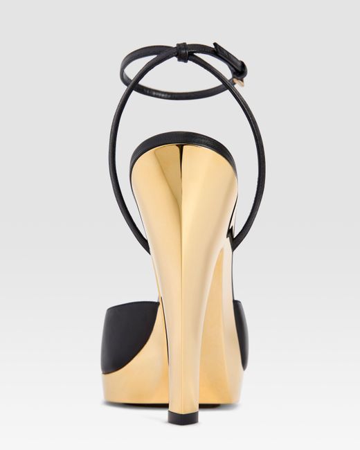 Paris Texas White Patent Calf Leather Sandal