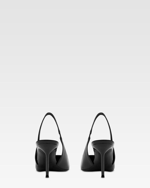 Paris Texas White Patent Leather Slingback