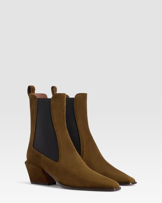 Paris Texas White Suede Ankle Boot