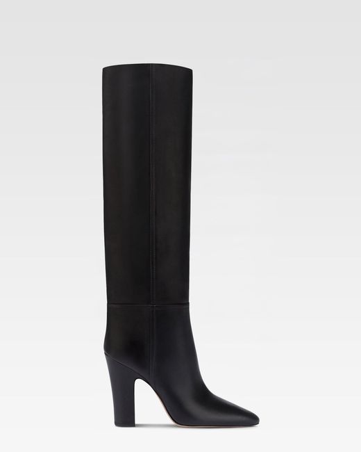 Paris Texas Black Leather Boot