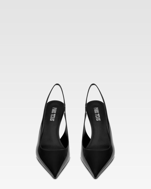 Paris Texas White Patent Leather Slingback