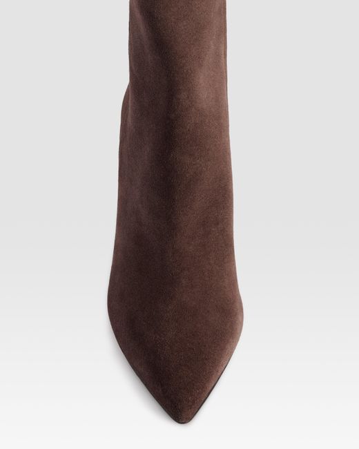Paris Texas Brown Suede Ankle Boot