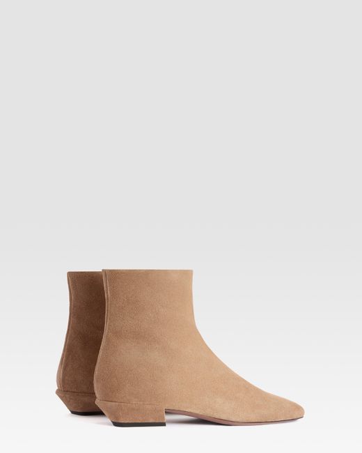 Paris Texas Natural Suede Boot