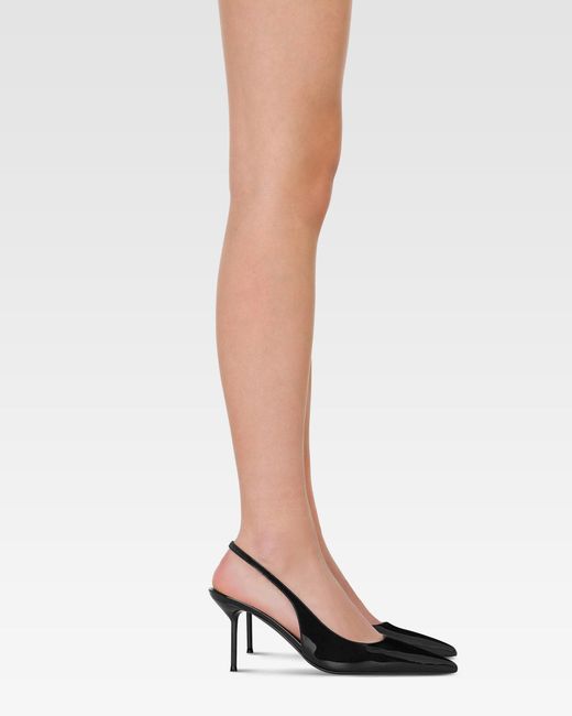 Paris Texas White Patent Leather Slingback