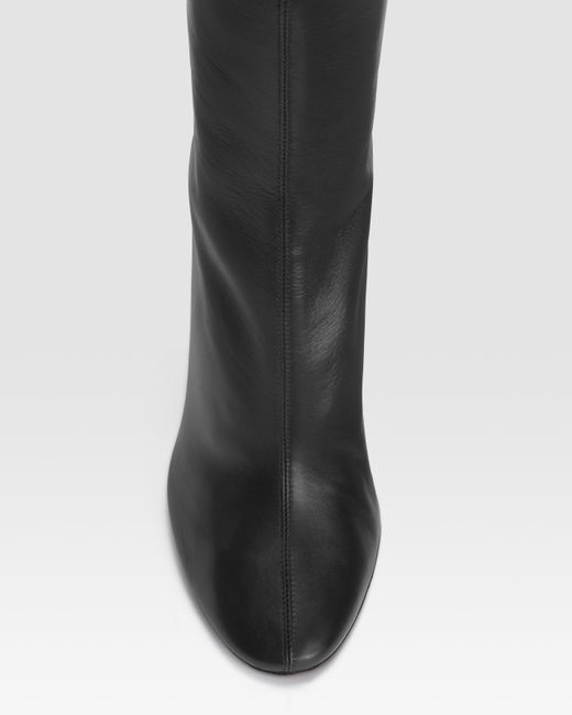 Paris Texas Black Nappa Ankle Boot
