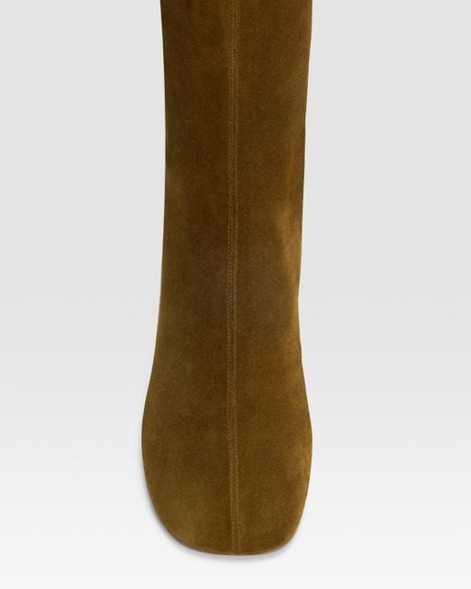 Paris Texas Brown Suede Ankle Boot