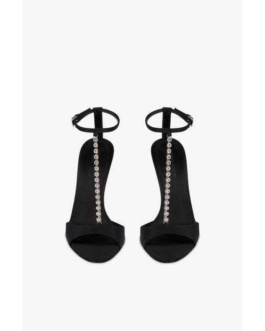 Paris Texas White T-Strap Sandals