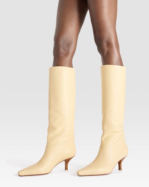 Paris Texas White Leather Boot