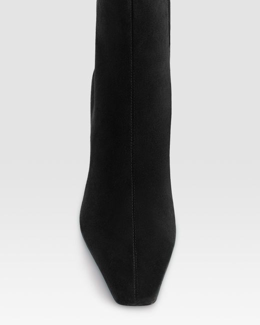 Paris Texas Black Suede Ankle Boot