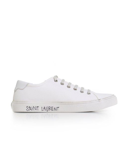 saint laurent malibu canvas sneakers