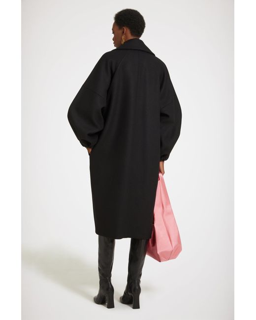 Patou Black Cocoon Coat