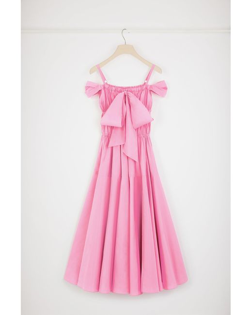 Patou Pink Cocktail Midi Dress