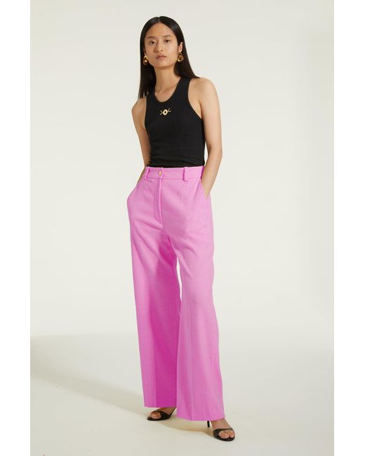 Patou Pink Iconic Trousers
