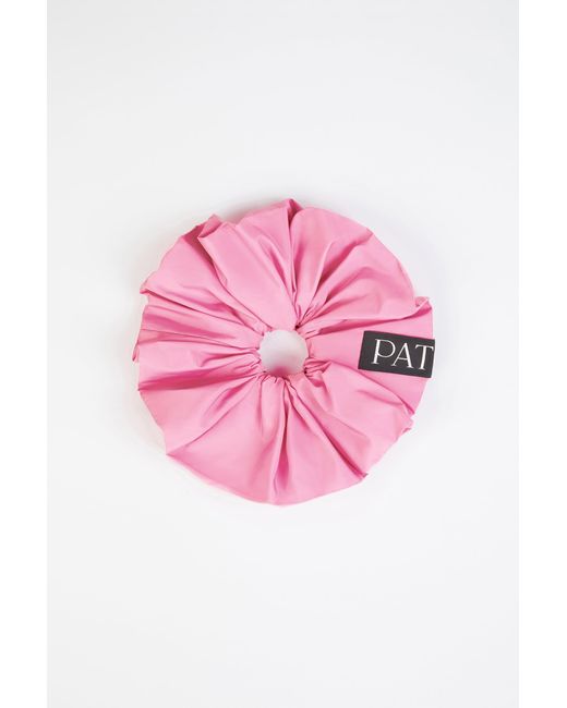 Chouchou en faille recyclée Patou en coloris Pink