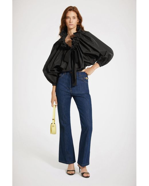 Patou Blue Flared Trousers