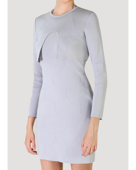 silver grey bolero jacket