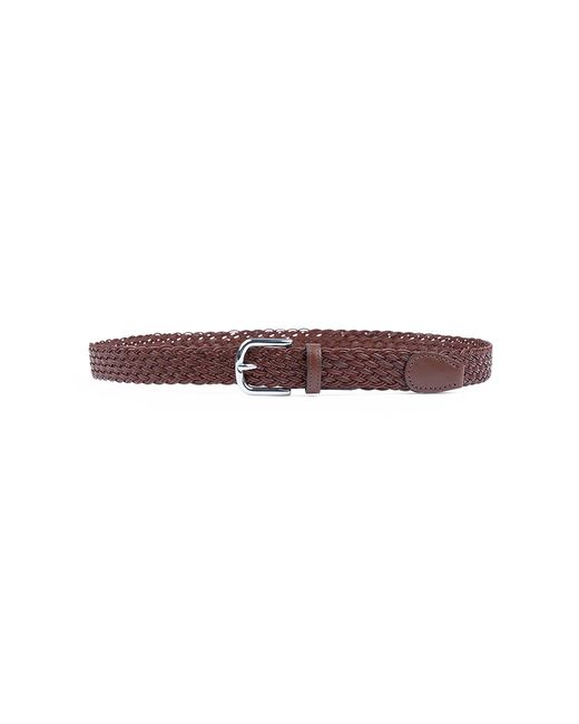 Paul & Shark Purple Woven Leather Belt