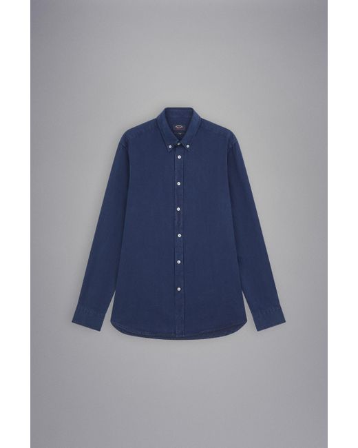 Camicia di Paul & Shark in Blue da Uomo