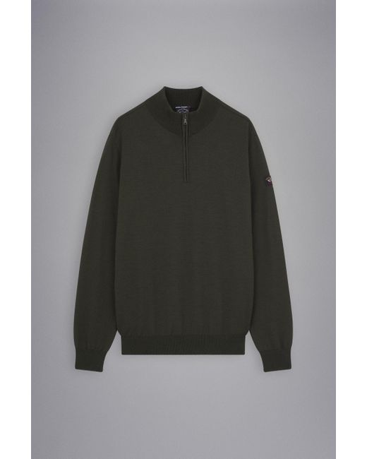 Maglia Con Zip di Paul & Shark in Multicolor da Uomo