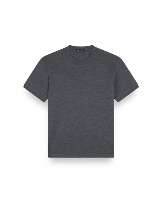 Paul & Shark Gray Wool And Silk T-Shirt for men