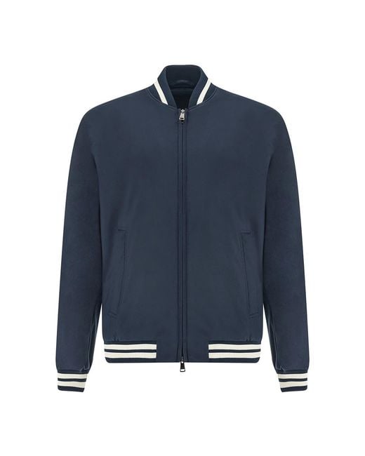 Paul & Shark Blue Typhoon Platinum Bomber for men