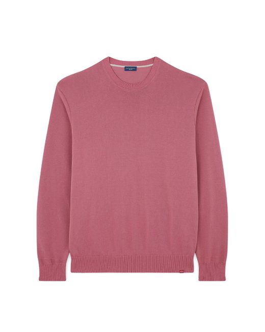 Paul & Shark Pink Crewneck Sweater for men