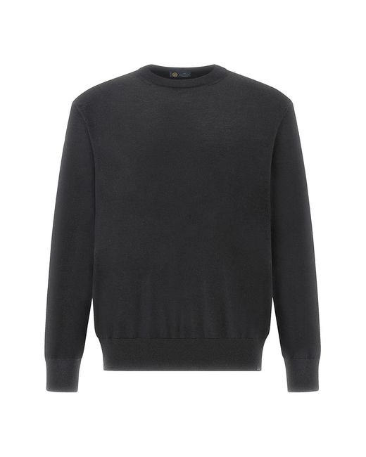Paul & Shark Gray Cashmere And Silk Crew Neck Jumper for men