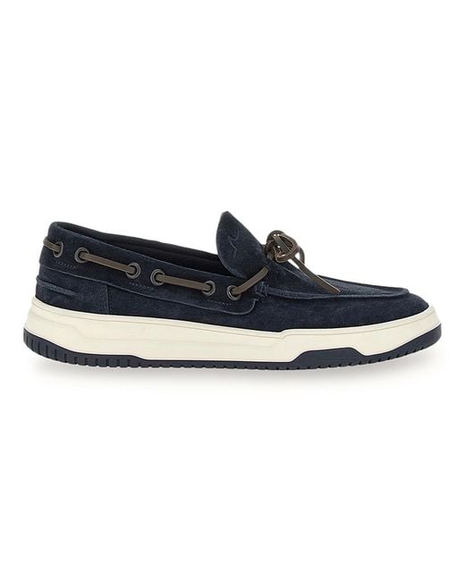 Paul & Shark Blue Yacht Club Loafers for men