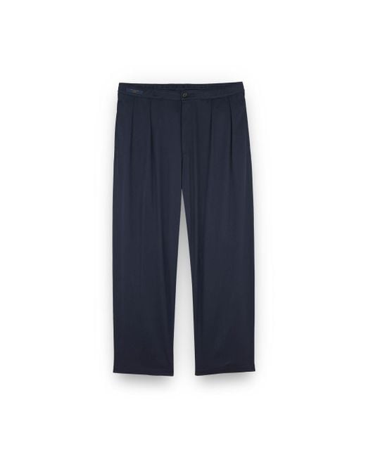 Paul & Shark X-Soft Hose Aus Baumwolle Und Tencel Stretch Mit Doppelten Falten, Mann, Größe in Blue für Herren
