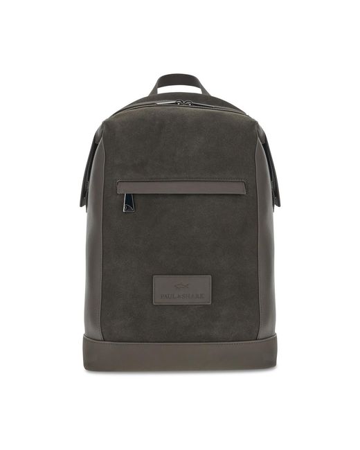 Paul & Shark Gray Firenze Backpack for men