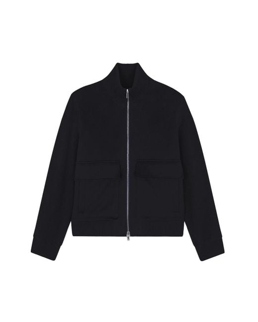 Paul & Shark Blue Aliseo Hybrid Wool And Cashmere Blouson for men