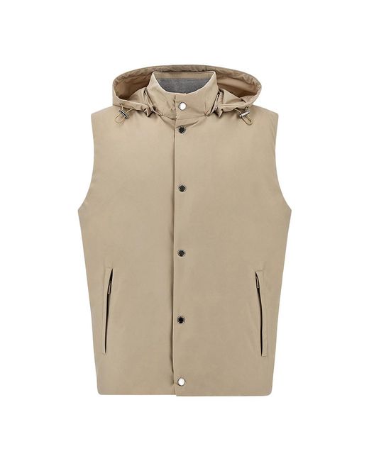 Paul & Shark Natural Typhoon Platinum Ultralight Down Vest for men