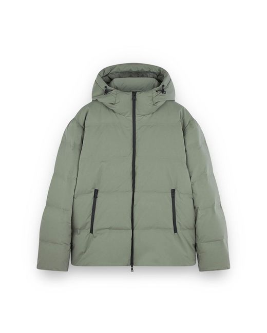 Paul & Shark Green Typhoon Platinum Down Jacket for men