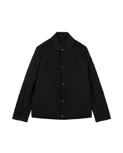Paul & Shark Black Quilted Jacket for men