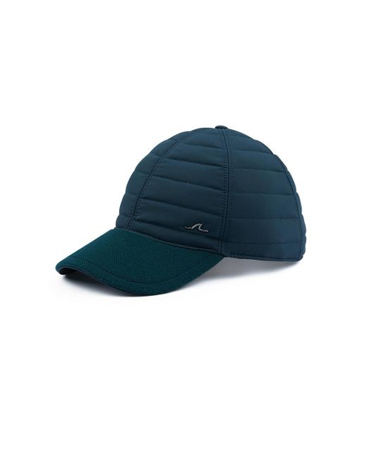 Paul & Shark Blue Typhoon Platinum Baseball Cap With Wool Visor for men