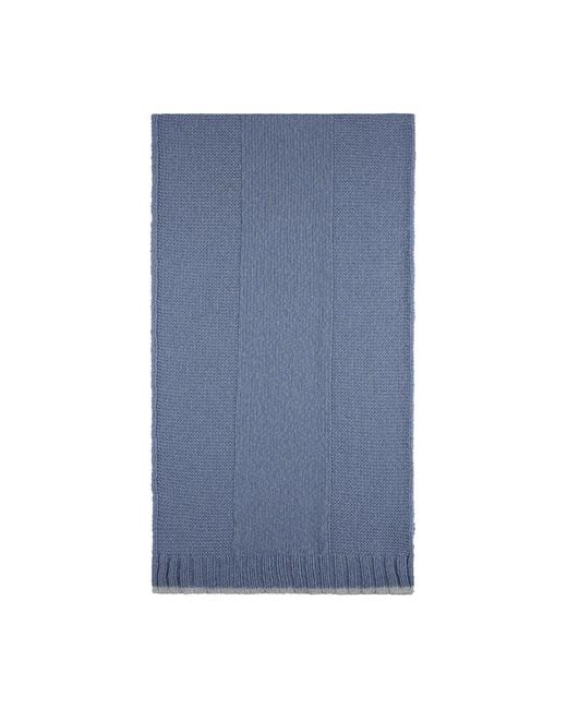 Paul & Shark Blue Wool Cashmere Scarf, Forever