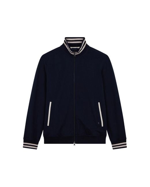 Felpa X-Soft Fleece Con Dettagli A Righe, Uomo, Taglia di Paul & Shark in Blue da Uomo