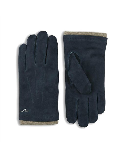 Paul & Shark Handschuhe Aus Wildleder, Mann, Größe in Blue für Herren