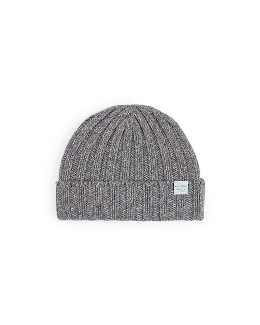 Paul & Shark Gray Wool Beanie for men