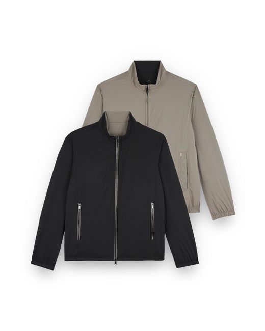Paul & Shark Black Typhoon Platinum Reversible Jacket for men