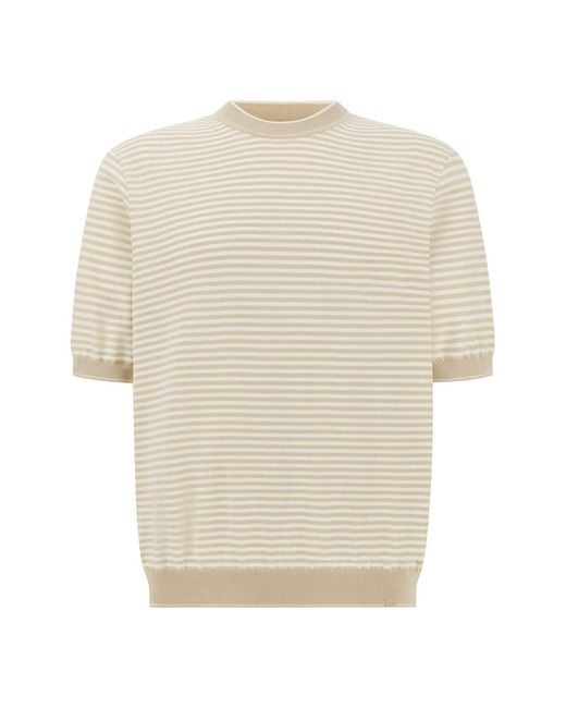 Paul & Shark Natural Crew‑Neck Sweater for men
