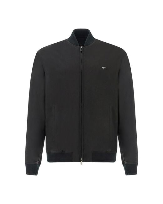 Paul & Shark Black Typhoon Platinum Bomber for men