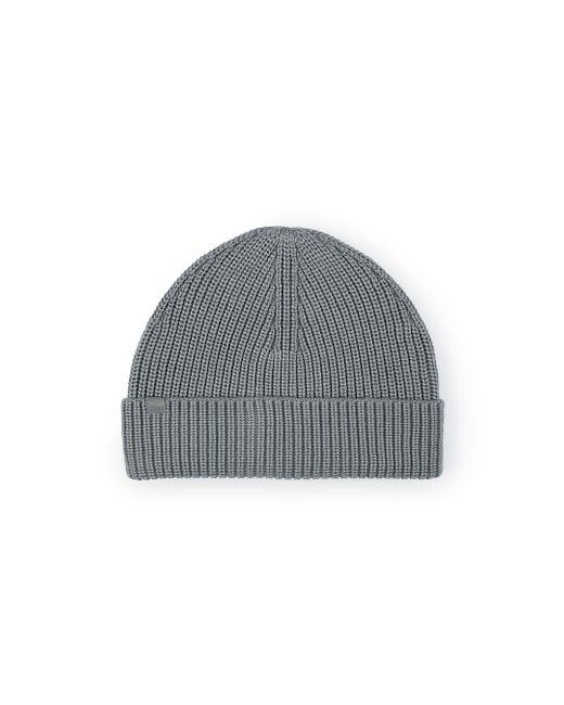 Paul & Shark Gray Wool And Silk Beanie for men