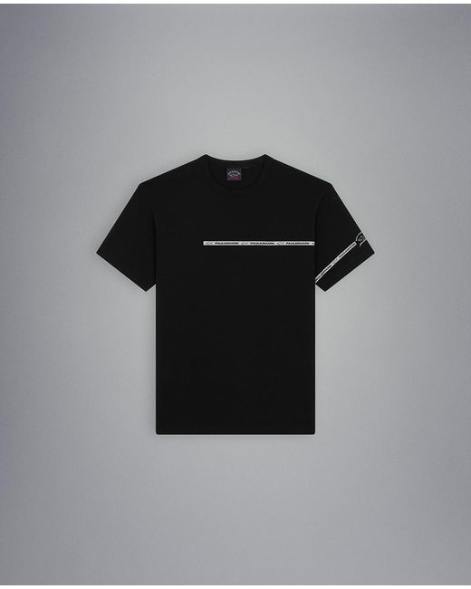 T-Shirt con stampa Shark reflex da Uomo di Paul & Shark in Nero | Lyst